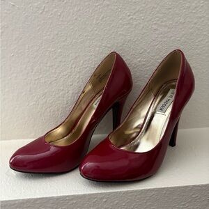 Steve Madden Glossy Burgundy Heels